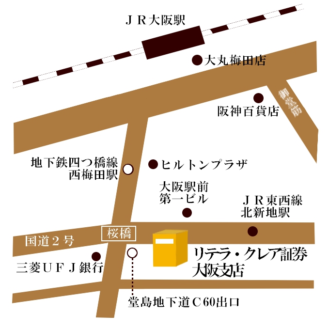 大阪支店MAP