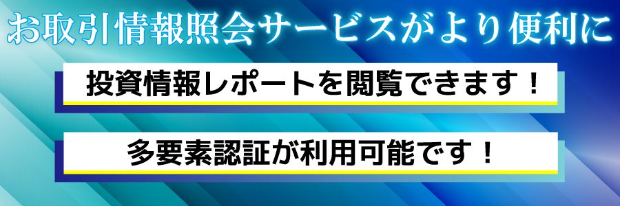 リテラ・クレア証券のお取引情報照会サービス